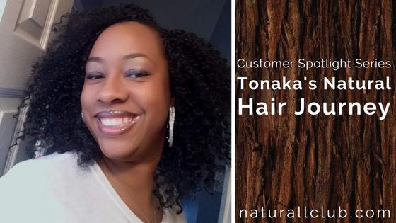 Tonaka's hair journey eliminating heat