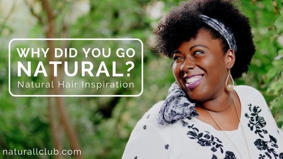 Why did you go natural?