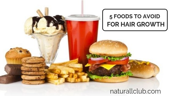foods to avoid for healthy hair
