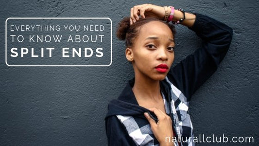 split ends natural curly hair
