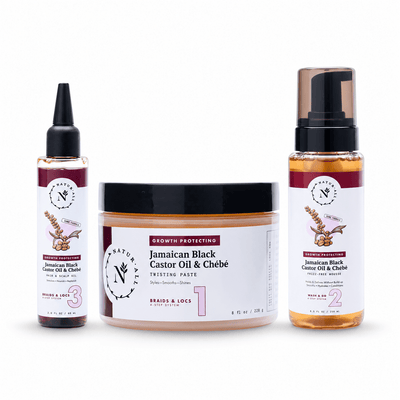 Jamaican Black Castor Oil + Chebe Styling Bundle