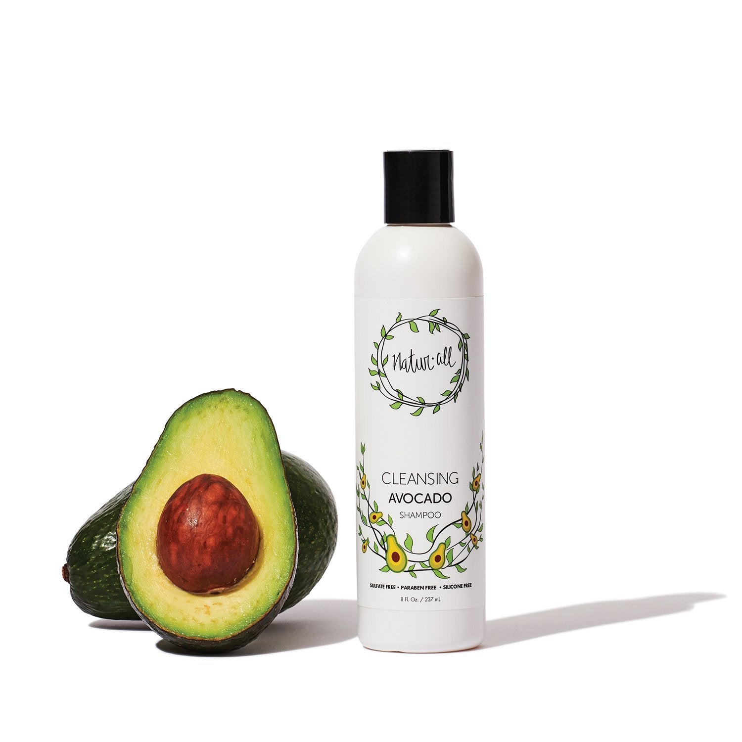 Avocado Shampoo With Kiwi - Cleansing, Sulfate Free| NaturAll