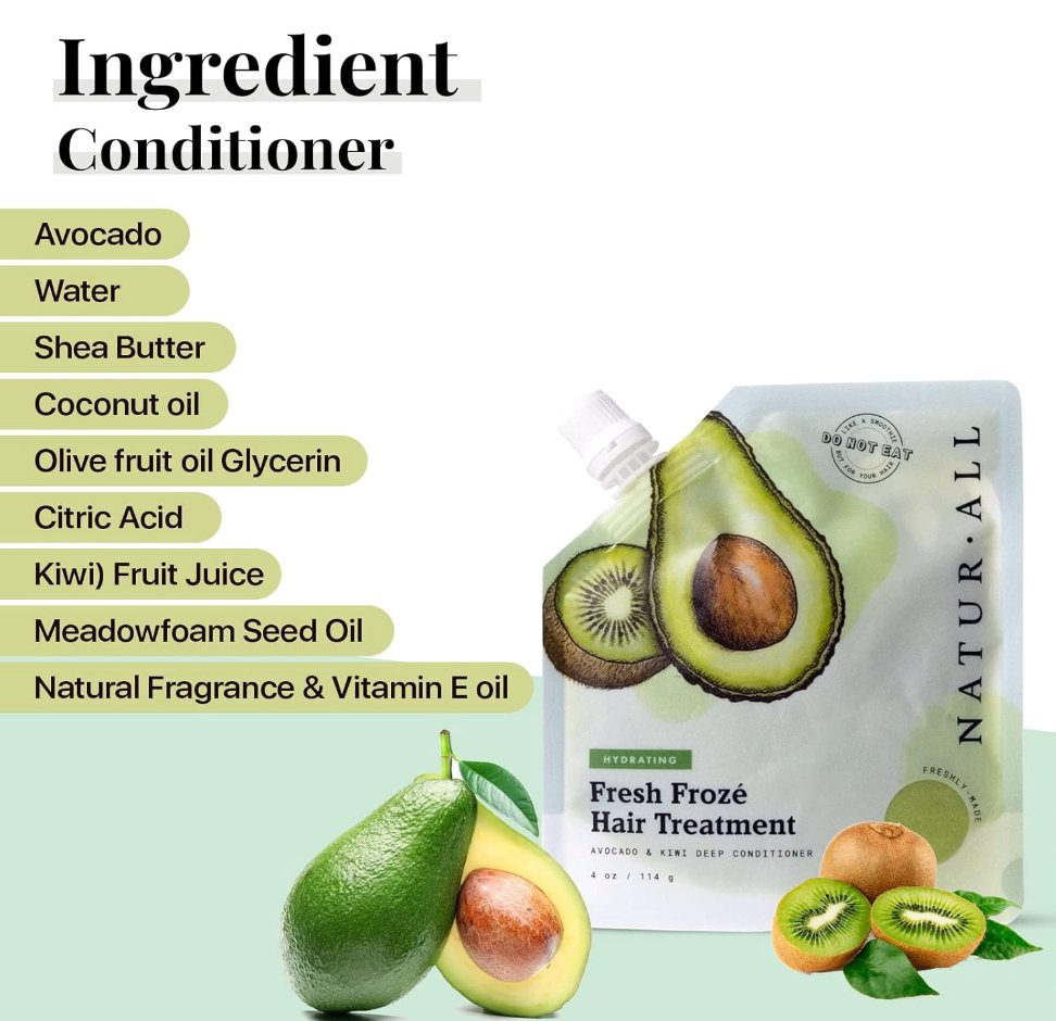 Tratamiento hidratante Fresh Frozé con aguacate + kiwi